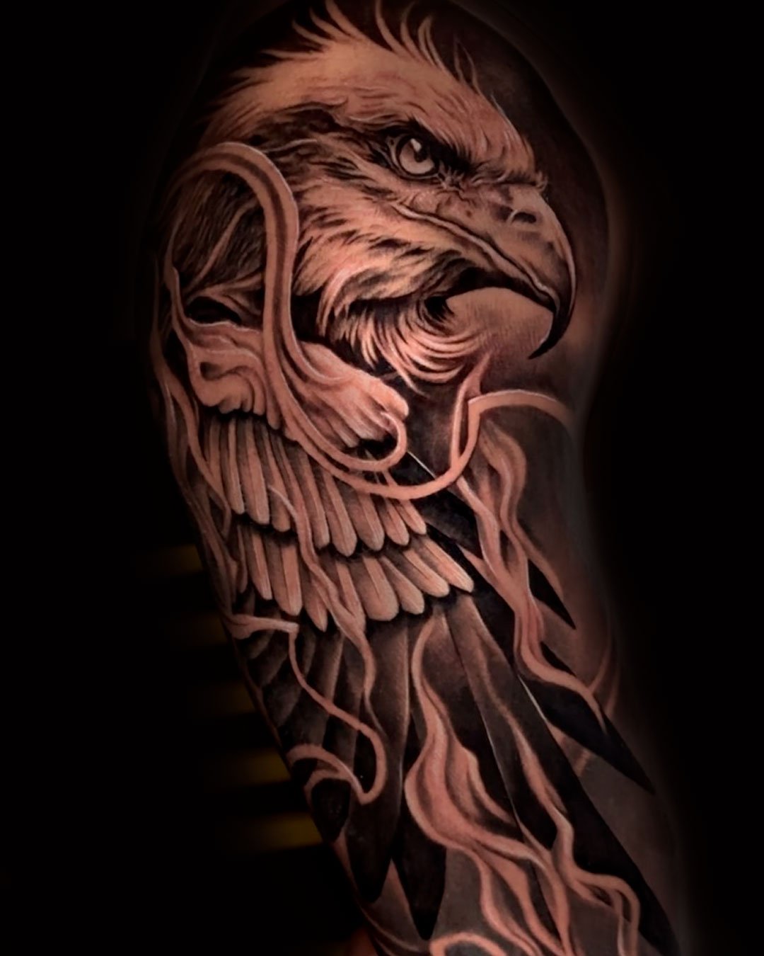 Eagle realism tattoo